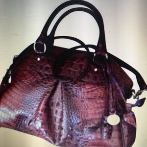 Brahmin Pecan Louise Rose Satchel// Price Cut!!